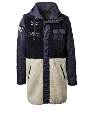 Dragonfly Shearling Coat