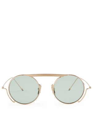 Round Aviator Sunglasses