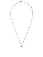 Tiny Pure 14K Yellow Gold Butterfly Charm Necklace