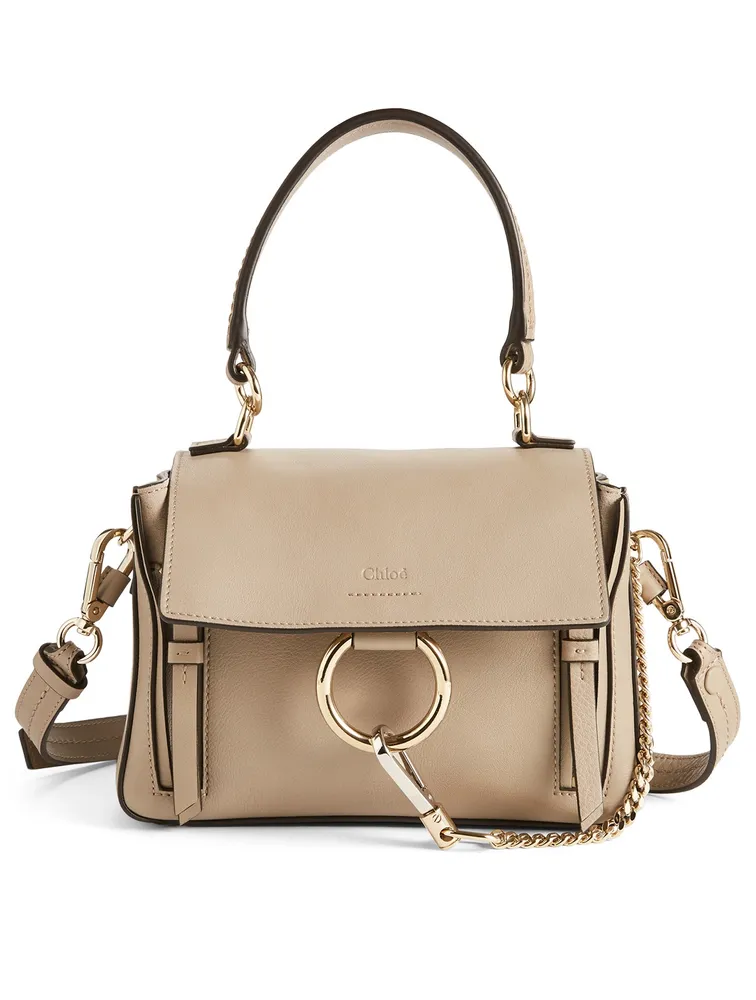Mini Faye Leather Day Bag