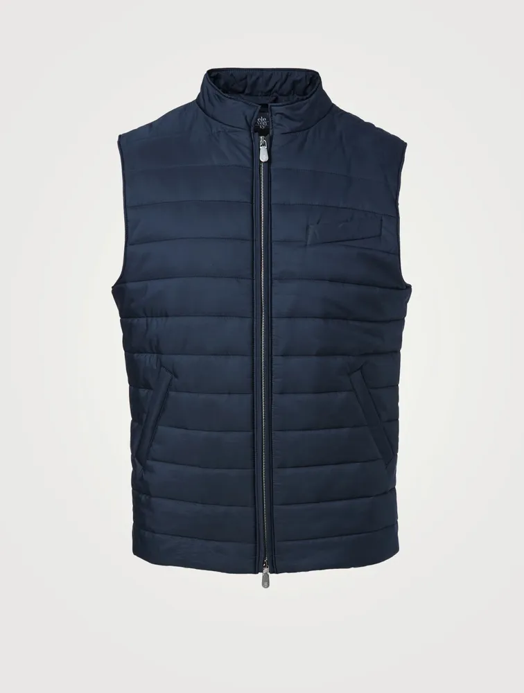 Nylon Brushed Zip Vest