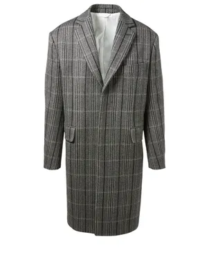 Wool Oversized Coat Check