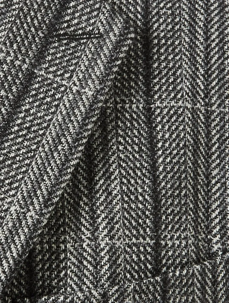 Wool Oversized Coat Check