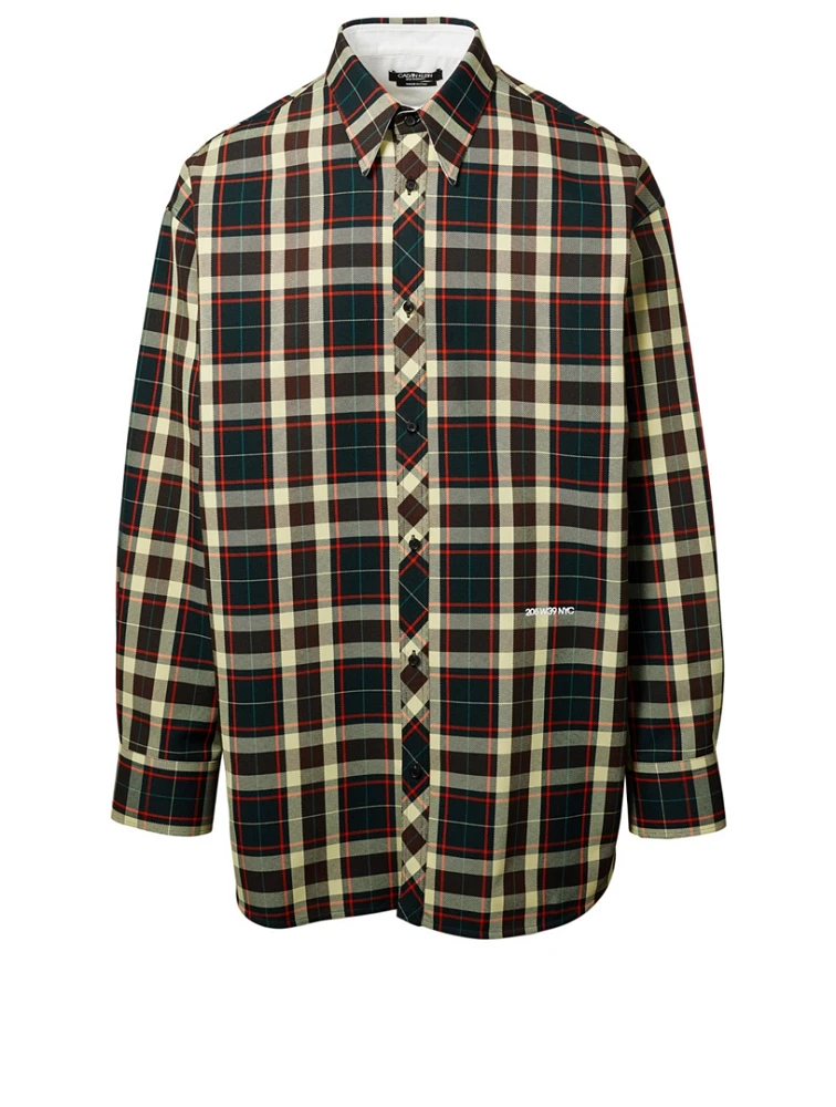 Oversized Shirt Check