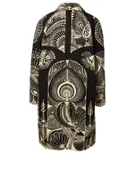 Ranja Canvas Coat In Folkloric Print