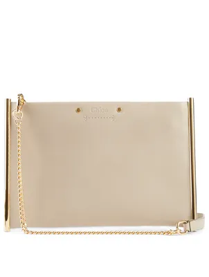 Small Roy Leather Chain Pouch Bag