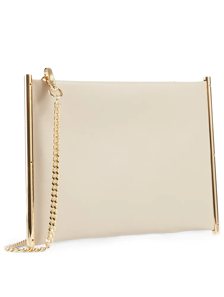 Small Roy Leather Chain Pouch Bag