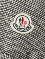 Cer Wool Down Puffer Jacket Houndstooth