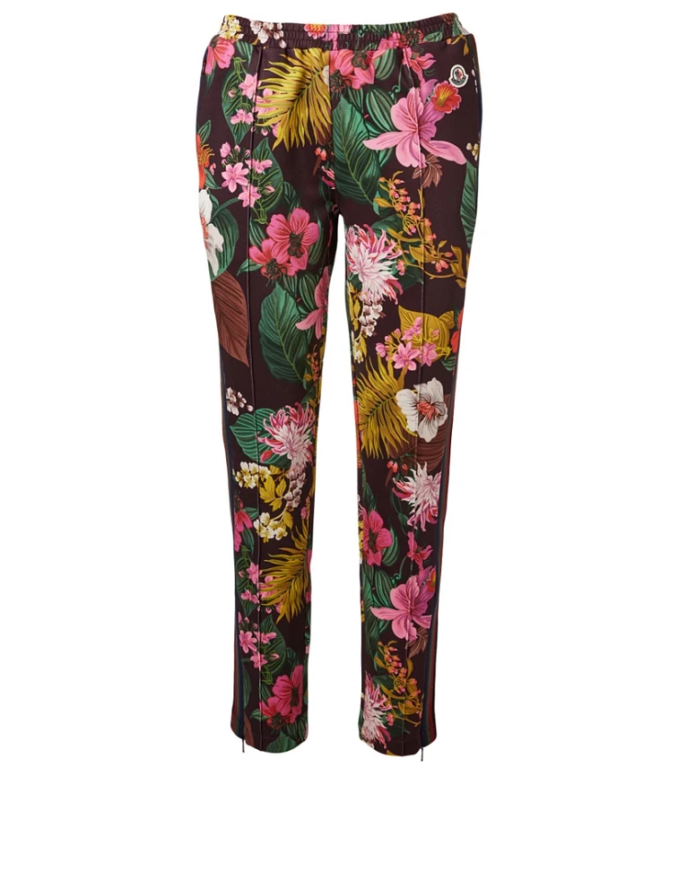 Track Pants Floral Print