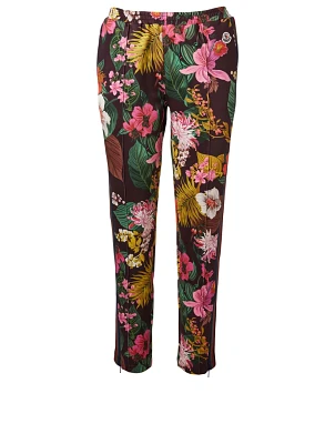 Track Pants Floral Print