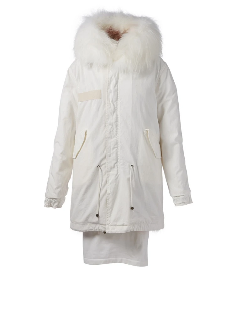 Stone Parka With Fur