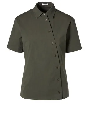 Sporty Poplin Cotton Shirt