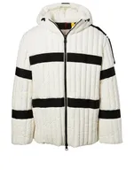 5 Moncler x Craig Green Halibut Down Jacket In Stripe