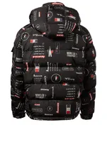7 Moncler x Fragment Jain Down Puffer Jacket Logo Print