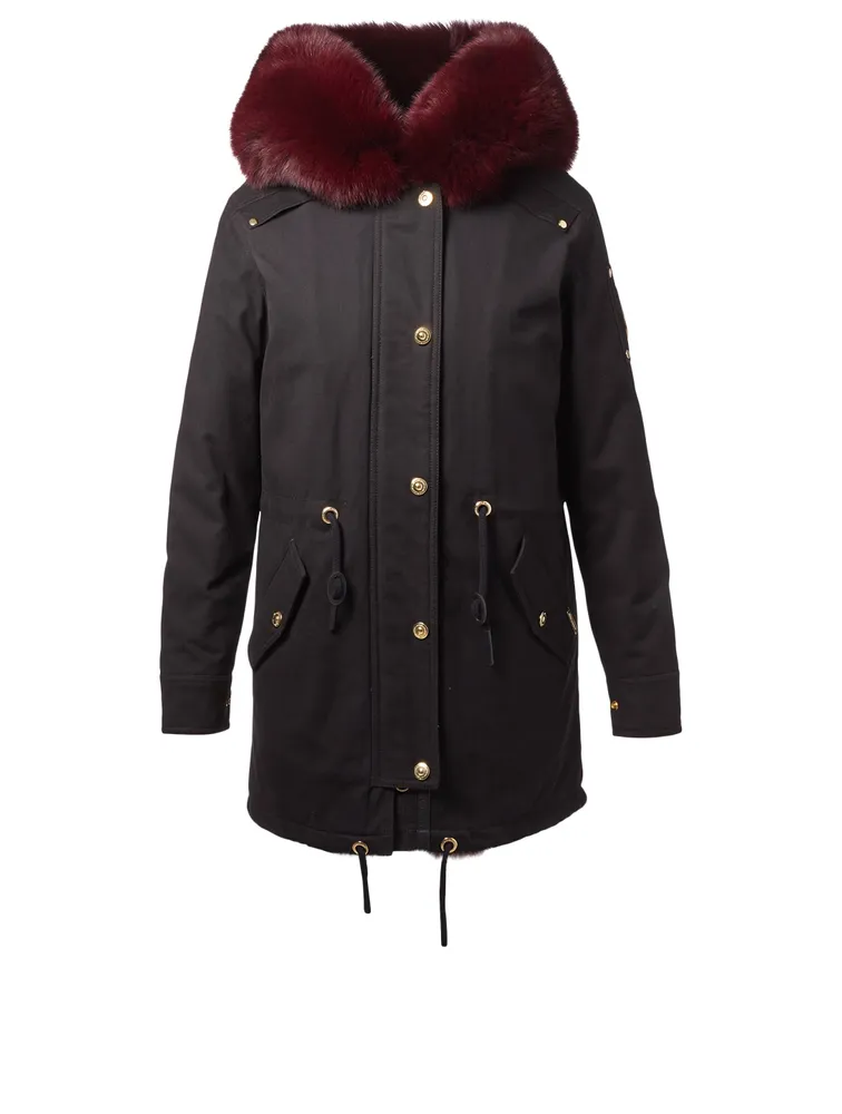 Steller Parka With Fur Trim