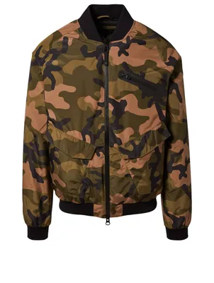 Blake Bomber Jacket Camo Print