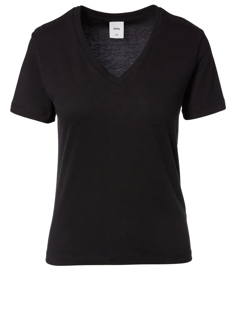 Easy Cotton V-Neck T-Shirt