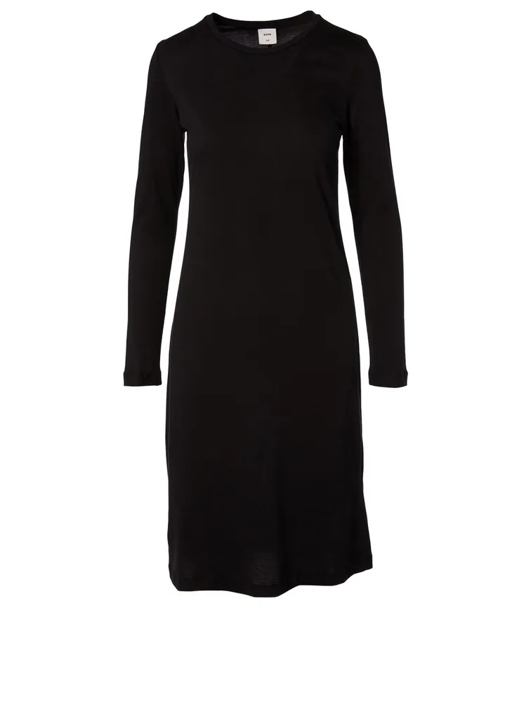 Cotton Long Sleeve Dress