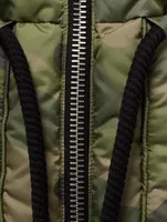 Mishko Down Puffer Jacket Camo Print