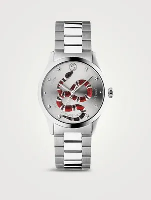 G-Timeless Stainless Steel Bracelet Watch