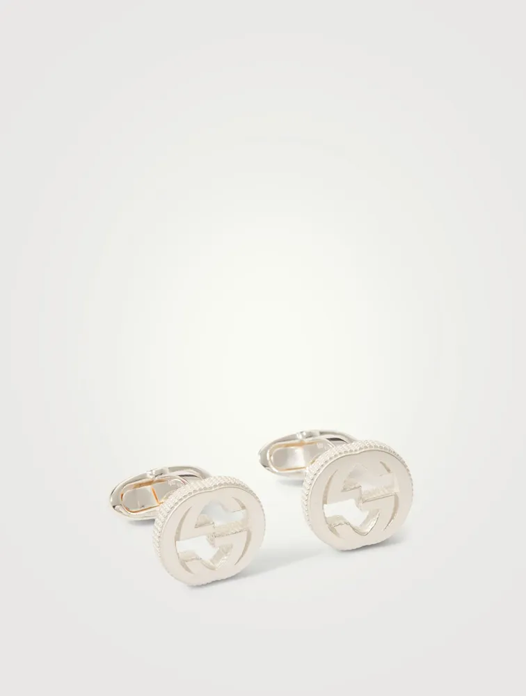 Interlocking G Sterling Silver Cufflinks