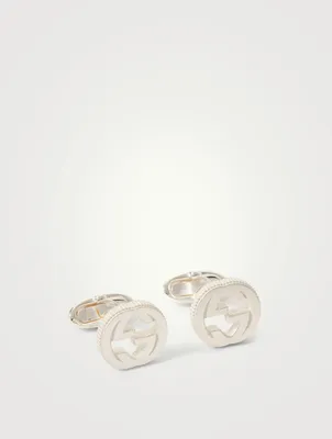 Interlocking G Sterling Silver Cufflinks