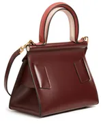 Karl 24 Leather Double Top Handle Bag