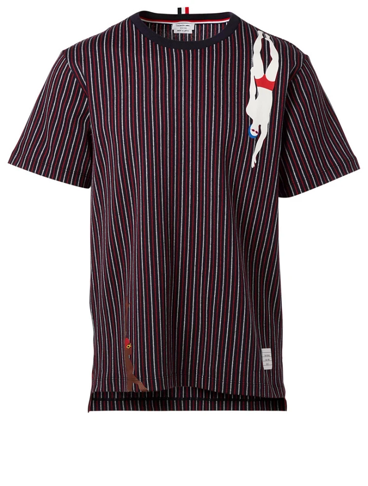 Swimmer T-Shirt Pinstripe
