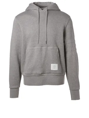 Four Bar Honeycomb Piqué Hoodie