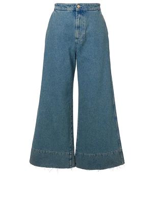 High-Rise Wide-Leg Jeans