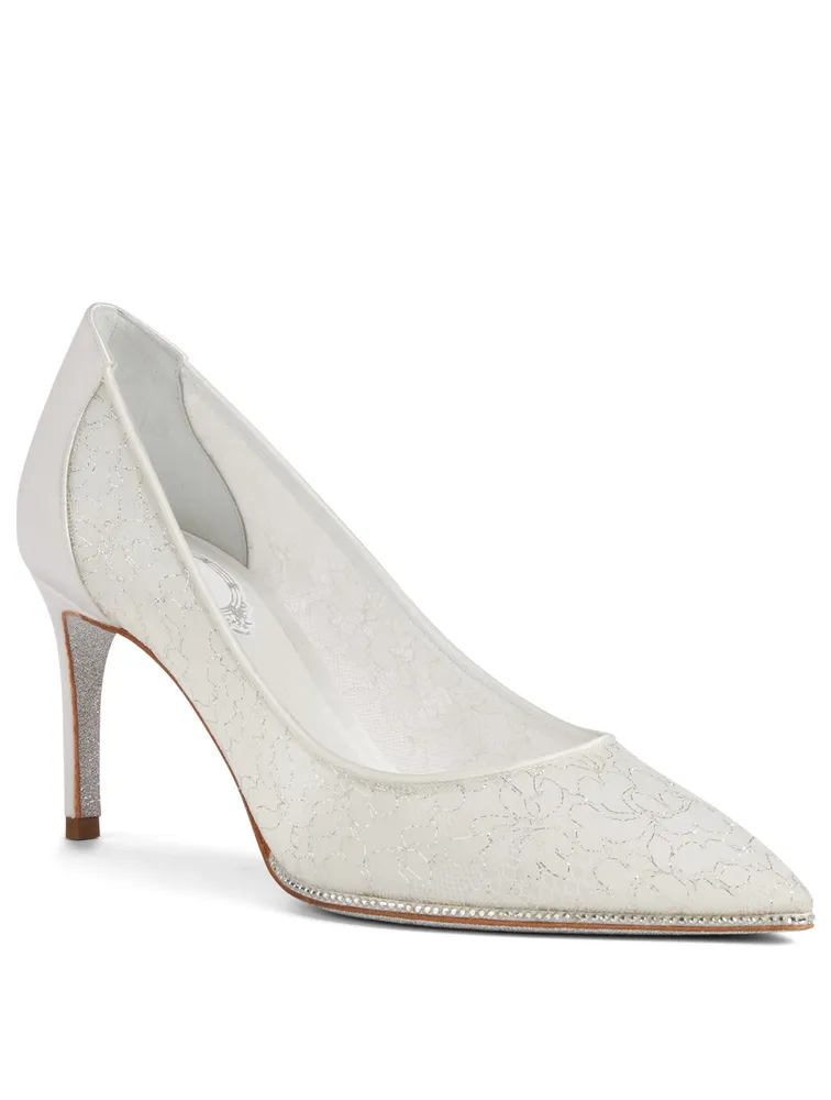 Grace 75 Lace Strass Pumps