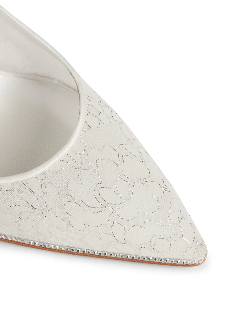 Grace 75 Lace Strass Pumps