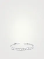 Fireworks 18K White Gold Bangle Bracelet With Diamonds