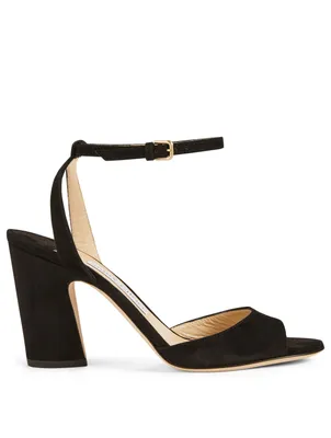 Miranda 85 Suede Heeled Sandals