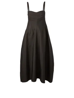 Poplin Bustier Dress