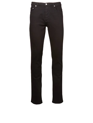 Slim Fit Jeans With Turn-Up Hem