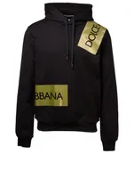 Metallic Logo Tape Hoodie