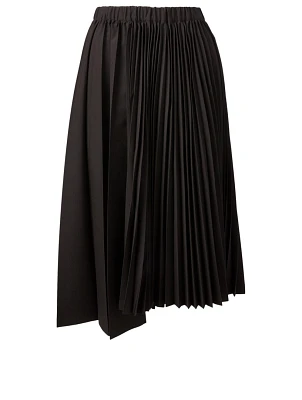 Pleated Midi Skirt