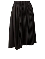 Pleated Midi Skirt