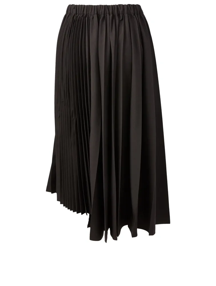 Pleated Midi Skirt