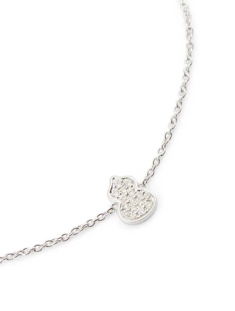 XXS Wulu 18K White Gold Bracelet With Diamonds