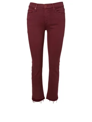 Rascal Straight Ankle Jeans With Step Fray