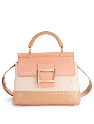 Mini Viv' Cabas Colourblock Leather Bag