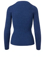Wool-Blend Crewneck Sweater