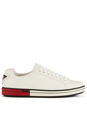 Leather Logo Sneakers