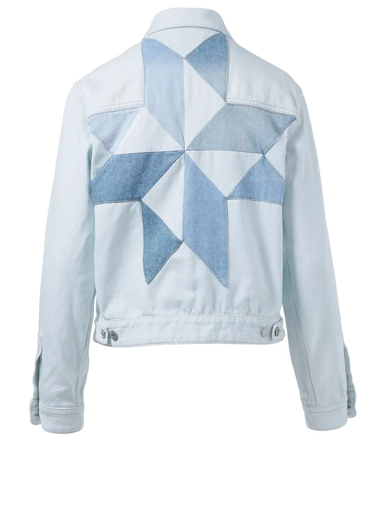 Lindya Patchwork Denim Jacket