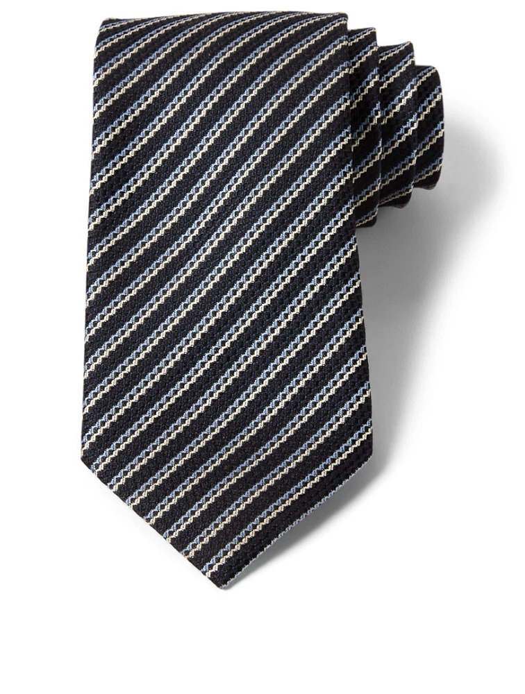 Striped Silk Tie