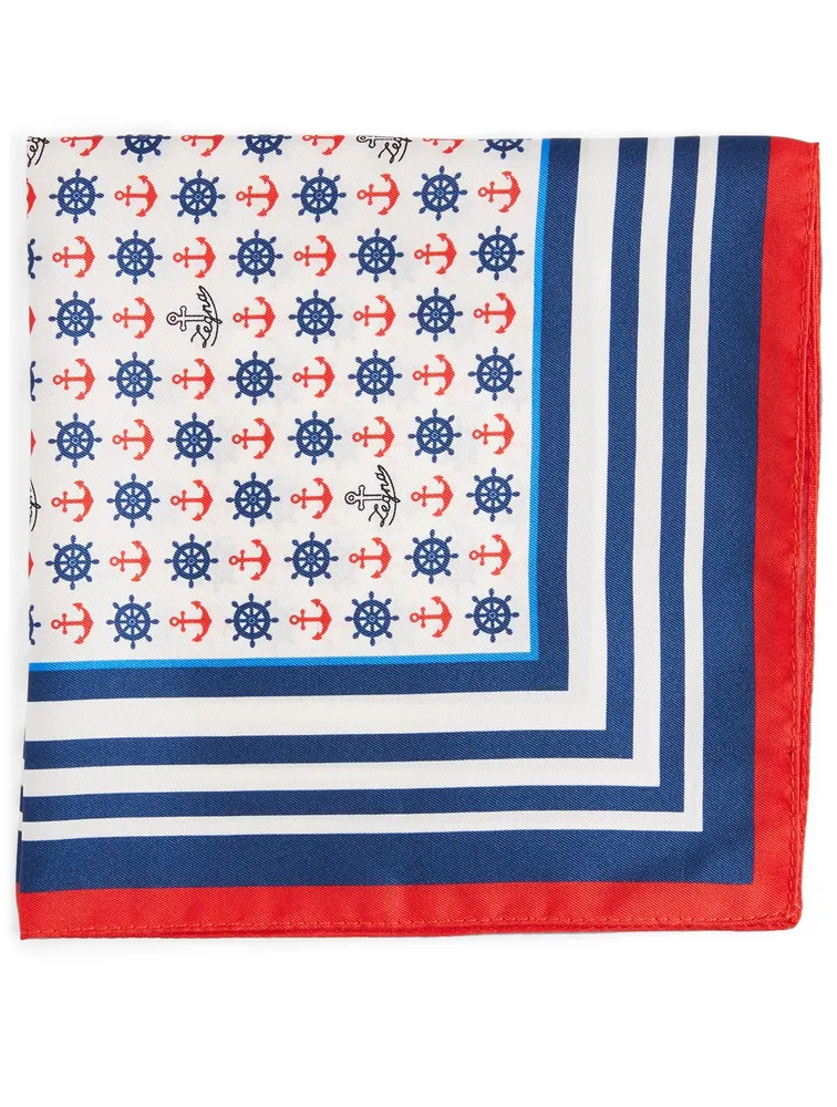 Printed Silk Pocket Square
