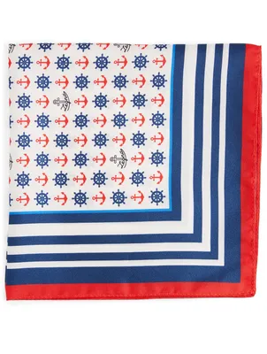 Printed Silk Pocket Square
