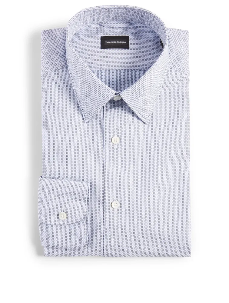 Dress Shirt Geo Print